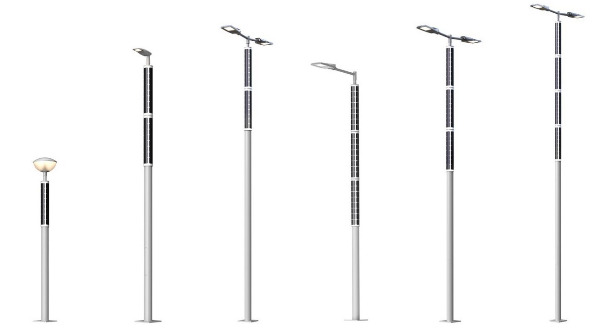 soluxio stolpar 6 stycken i olika modeller